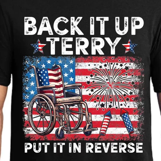 Back It Up Terry Put It In Reverse Firework 4th Of July Pajama Set