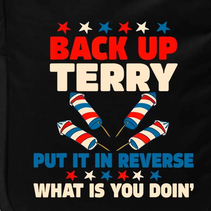 Back It Up Terry Put It In Reverse July 4th Fireworks Terry Impact Tech Backpack