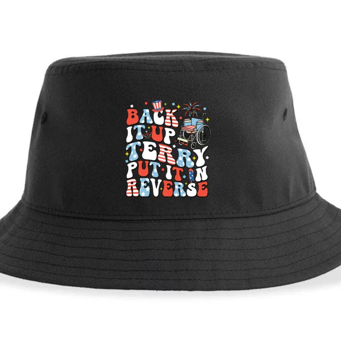 Back It Up Terry Put It In Reverse 4th July Sustainable Bucket Hat