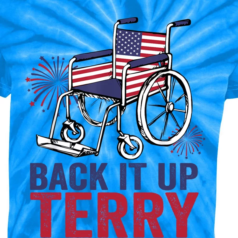 Back It Up Terry Firework Cute Gift Kids Tie-Dye T-Shirt