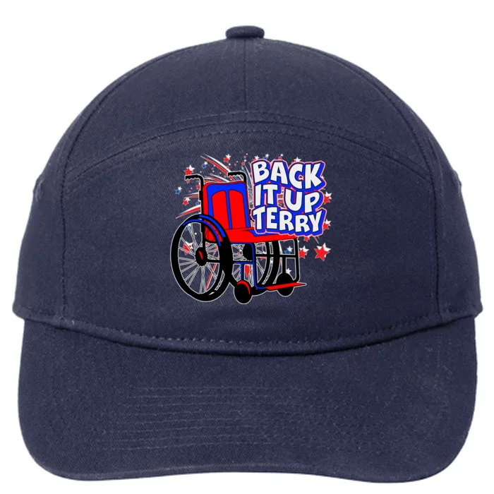 Back It Up Terry Fireworks Wheelchair 7-Panel Snapback Hat