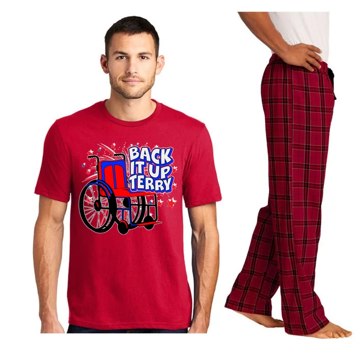 Back It Up Terry Fireworks Wheelchair Pajama Set