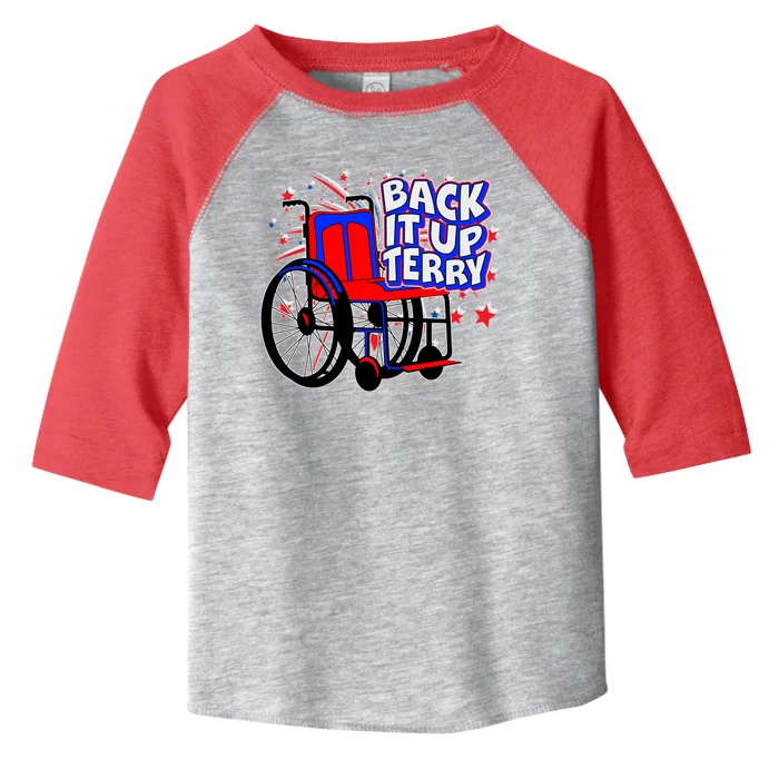 Back It Up Terry Fireworks Wheelchair Toddler Fine Jersey T-Shirt