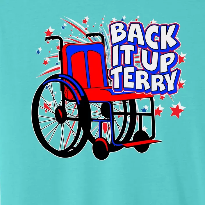 Back It Up Terry Fireworks Wheelchair ChromaSoft Performance T-Shirt