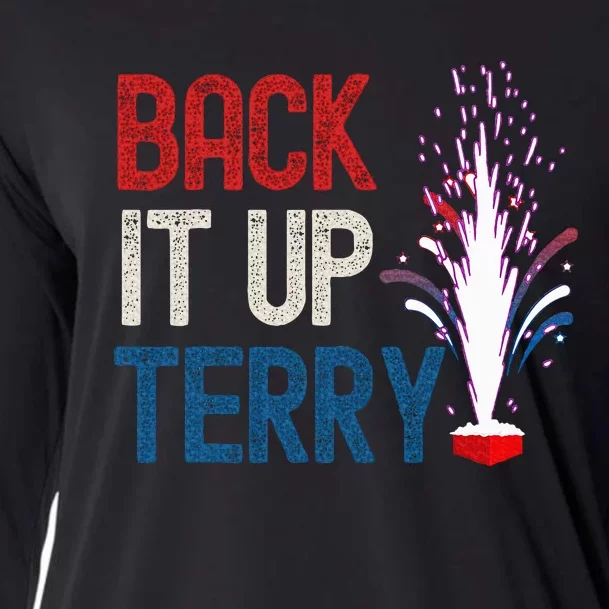 Back It Up Terry 4th Of July Funny Back It Up Terry Cooling Performance Long Sleeve Crew