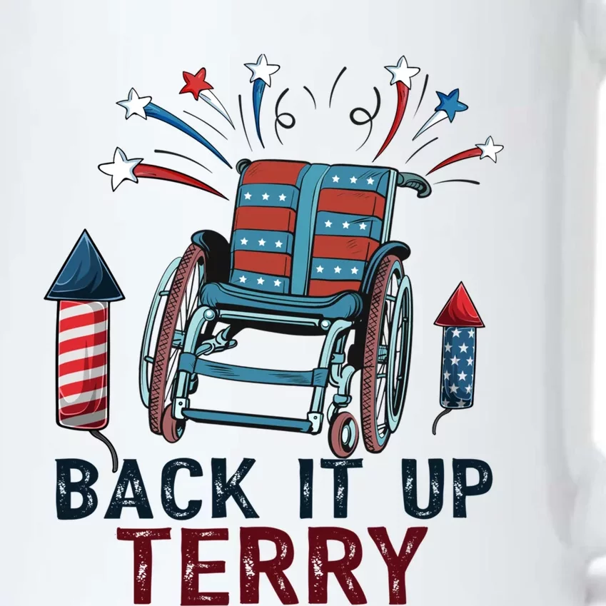 Back It Up Terry 4th Of July Gift Black Color Changing Mug