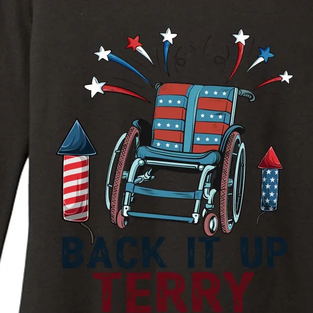 Back It Up Terry 4th Of July Gift Womens CVC Long Sleeve Shirt