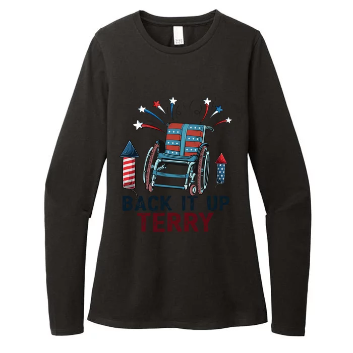 Back It Up Terry 4th Of July Gift Womens CVC Long Sleeve Shirt