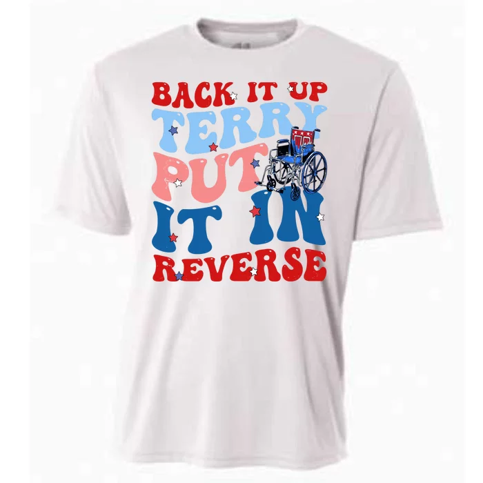 Back It Up Terry Put It In Reverse Funny 4th Of July Cooling Performance Crew T-Shirt