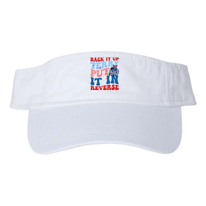 Back It Up Terry Put It In Reverse Funny 4th Of July Valucap Bio-Washed Visor