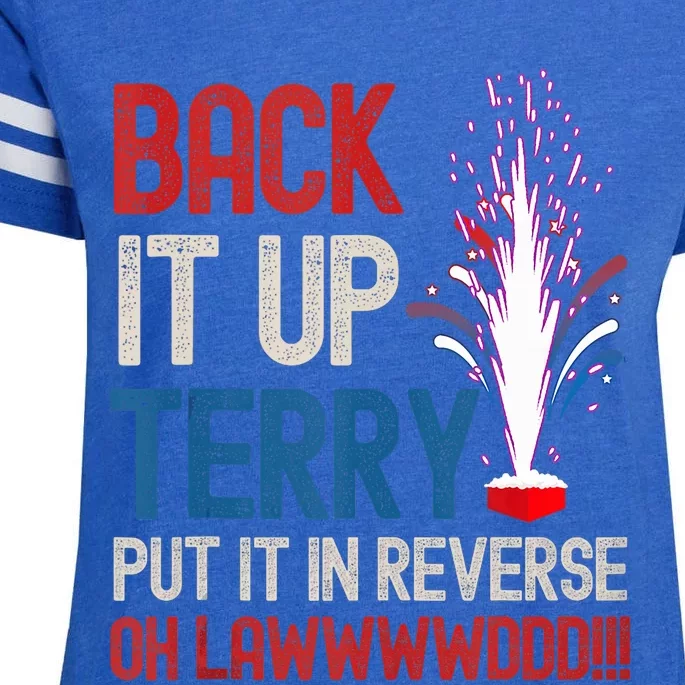 Back It Up Terry 4th Of July Funny Back It Up Terry Enza Ladies Jersey Football T-Shirt