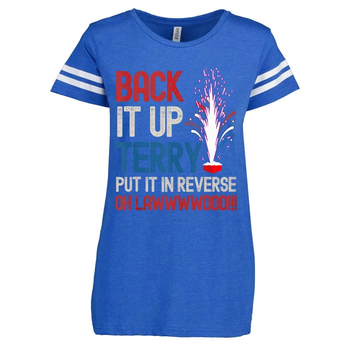 Back It Up Terry 4th Of July Funny Back It Up Terry Enza Ladies Jersey Football T-Shirt