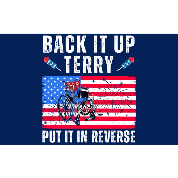 Back It Up Terry Put It In Reverse 4th Of July Usa Bumper Sticker