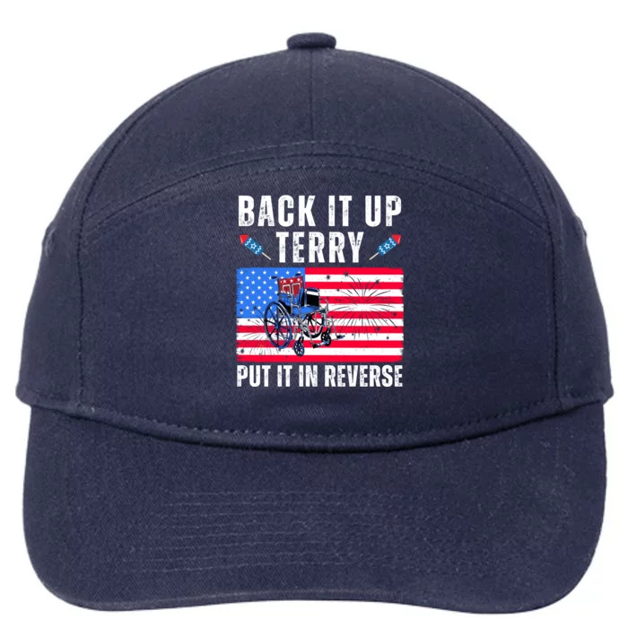 Back It Up Terry Put It In Reverse 4th Of July Usa 7-Panel Snapback Hat