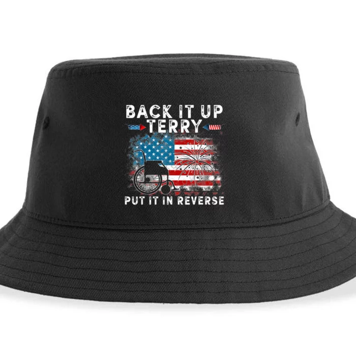 Back It Up Terry Put It In Reverse Firework 4th Of July Sustainable Bucket Hat