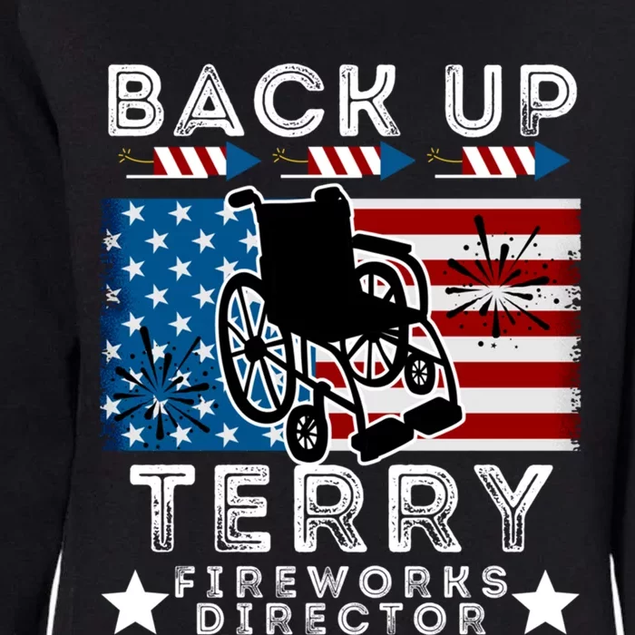 Back It Up Terry 4th Of July Put It In Reverse Fireworks Gift Womens California Wash Sweatshirt