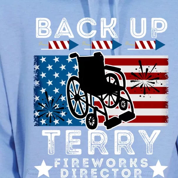 Back It Up Terry 4th Of July Put It In Reverse Fireworks Gift Unisex Surf Hoodie