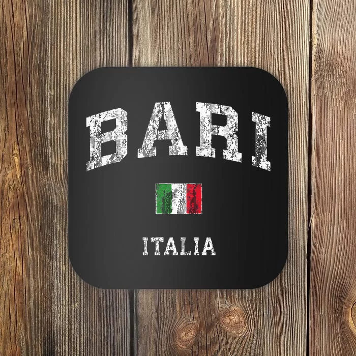 Bari Italy Vintage Italia Athletic Sports Design Coaster