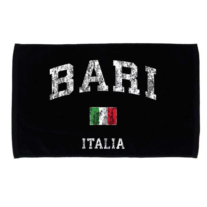 Bari Italy Vintage Italia Athletic Sports Design Microfiber Hand Towel