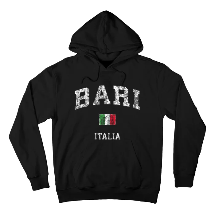 Bari Italy Vintage Italia Athletic Sports Design Hoodie