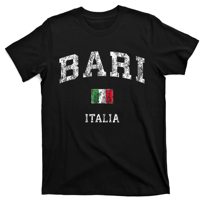 Bari Italy Vintage Italia Athletic Sports Design T-Shirt