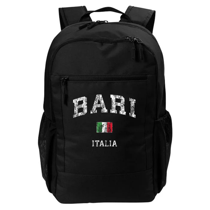 Bari Italy Vintage Italia Athletic Sports Design Daily Commute Backpack