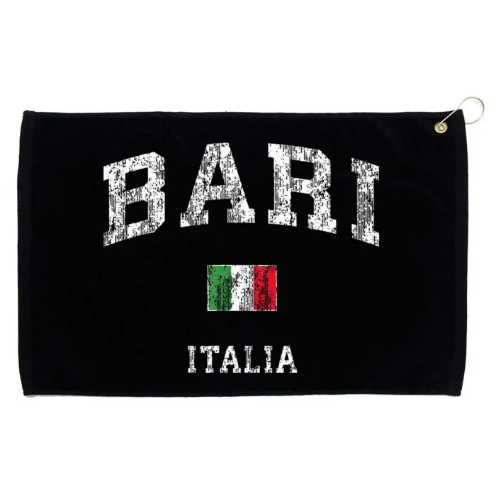 Bari Italy Vintage Italia Athletic Sports Design Grommeted Golf Towel