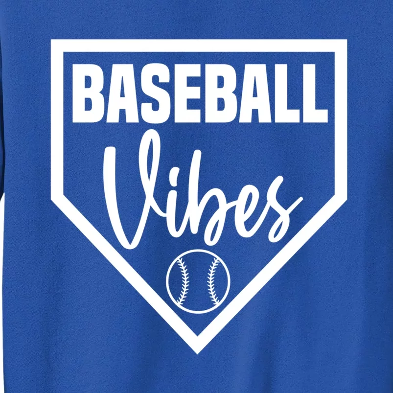 Baseball Inspired Vibes Dirt Sports Mom Distressed Pitch Funny Gift Sweatshirt