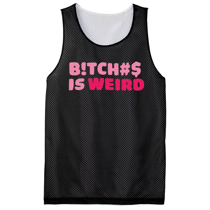 Btch$ Is Weird Mesh Reversible Basketball Jersey Tank