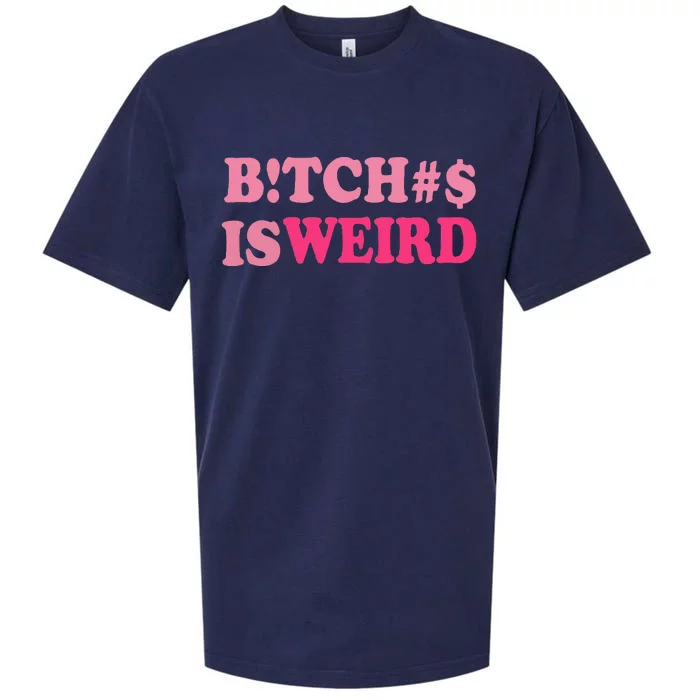 Bitches Is Weird Sueded Cloud Jersey T-Shirt