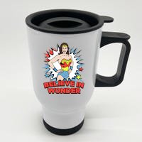 Believe In Wonder Kamala Harris 2024 Stainless Steel Travel Mug