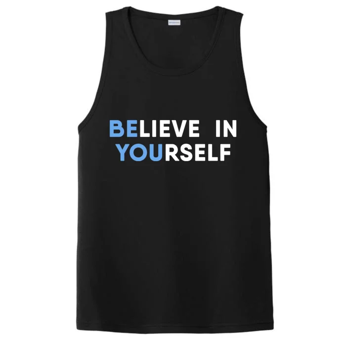 Believe In Yourself Motivation Gift Performance Tank