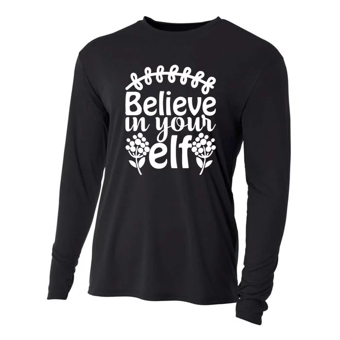 Believe In Your Elf Cooling Performance Long Sleeve Crew