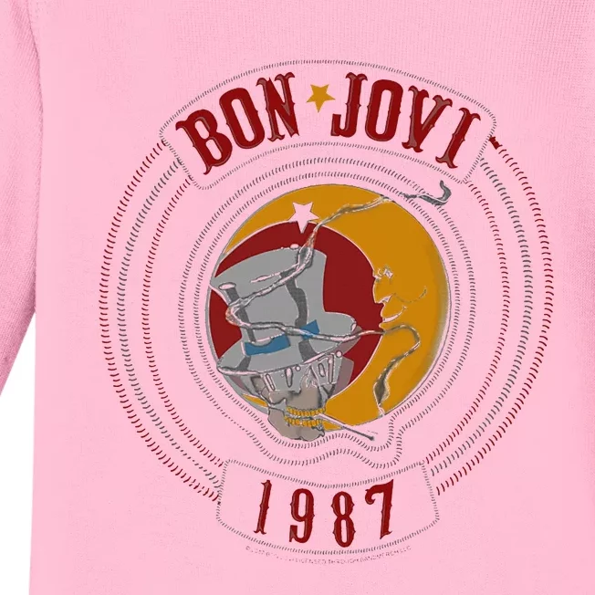 B.O.N Jovi 1987 Baby Long Sleeve Bodysuit