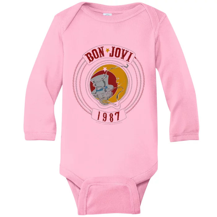 B.O.N Jovi 1987 Baby Long Sleeve Bodysuit