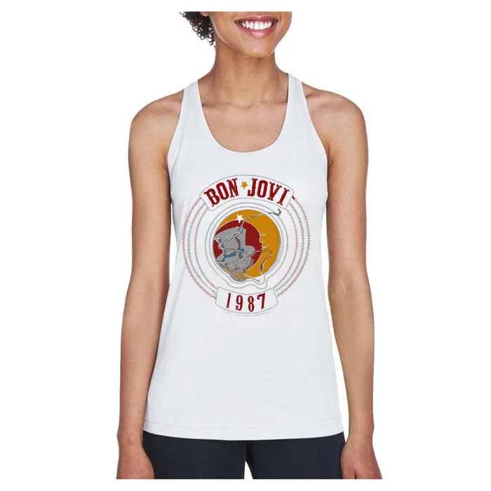 B.O.N Jovi 1987 Women's Racerback Tank