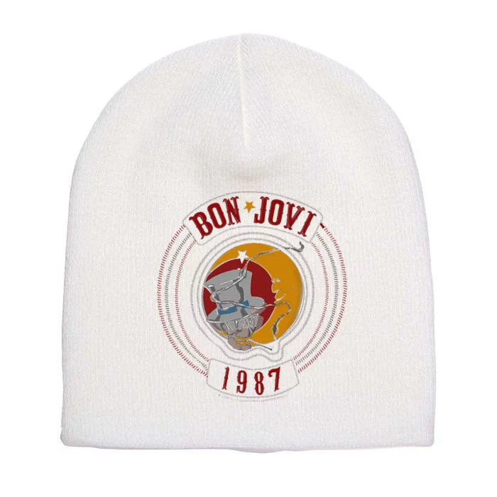 B.O.N Jovi 1987 Short Acrylic Beanie