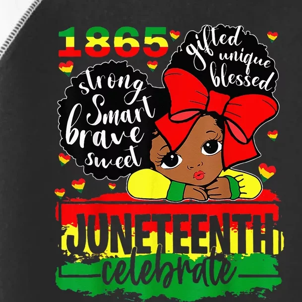 Black Juneteenth 1865 Celebrate Indepedence Day Toddler Fine Jersey T-Shirt