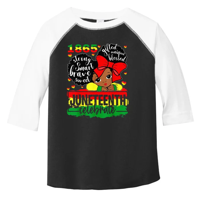 Black Juneteenth 1865 Celebrate Indepedence Day Toddler Fine Jersey T-Shirt