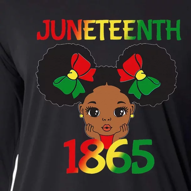 Black Juneteenth 1865 Celebration Cooling Performance Long Sleeve Crew