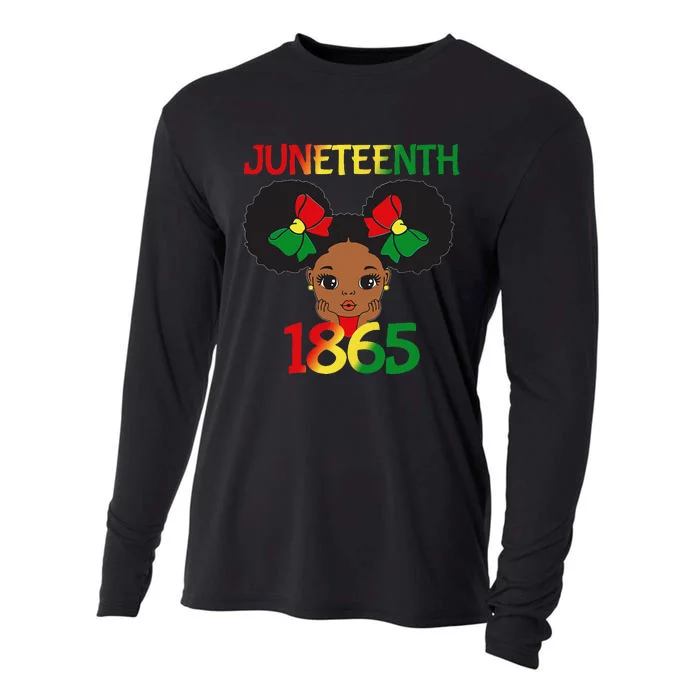 Black Juneteenth 1865 Celebration Cooling Performance Long Sleeve Crew