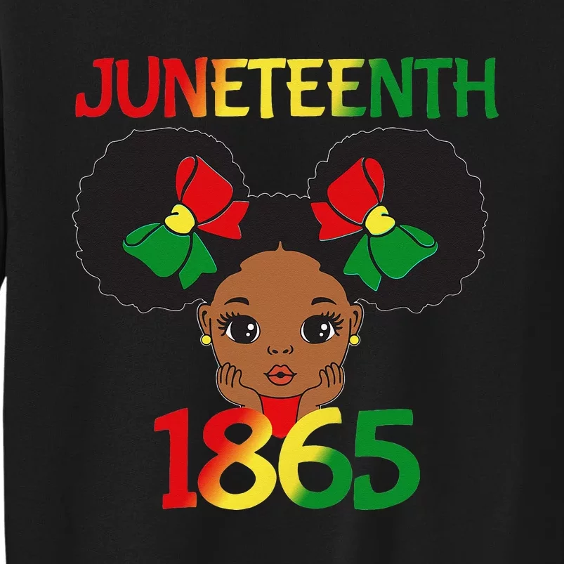 Black Juneteenth 1865 Celebration Tall Sweatshirt