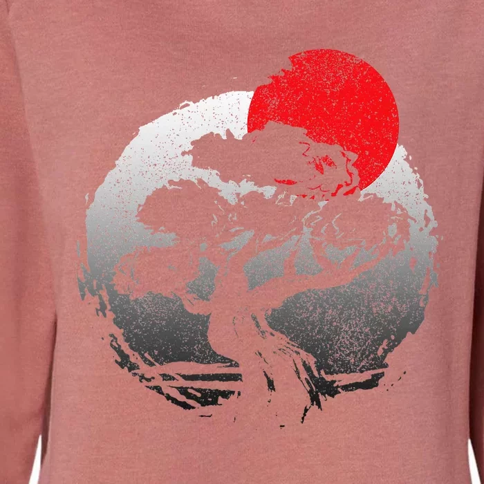 Bonsai Japanese Art Bonzai Womens California Wash Sweatshirt