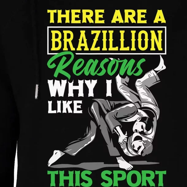 Brazilian Jiu-Jitsu Against Funny MMA Gift Womens Funnel Neck Pullover Hood