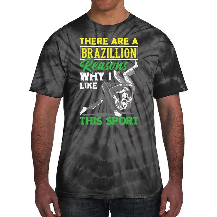 Brazilian Jiu-Jitsu Against Funny MMA Gift Tie-Dye T-Shirt