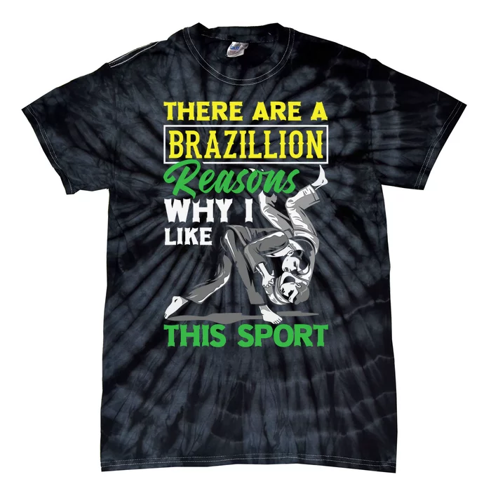 Brazilian Jiu-Jitsu Against Funny MMA Gift Tie-Dye T-Shirt