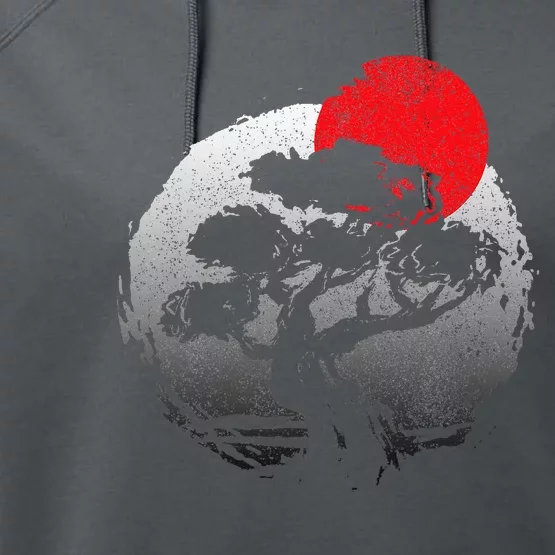 Bonsai Japanese Art Bonzai Performance Fleece Hoodie