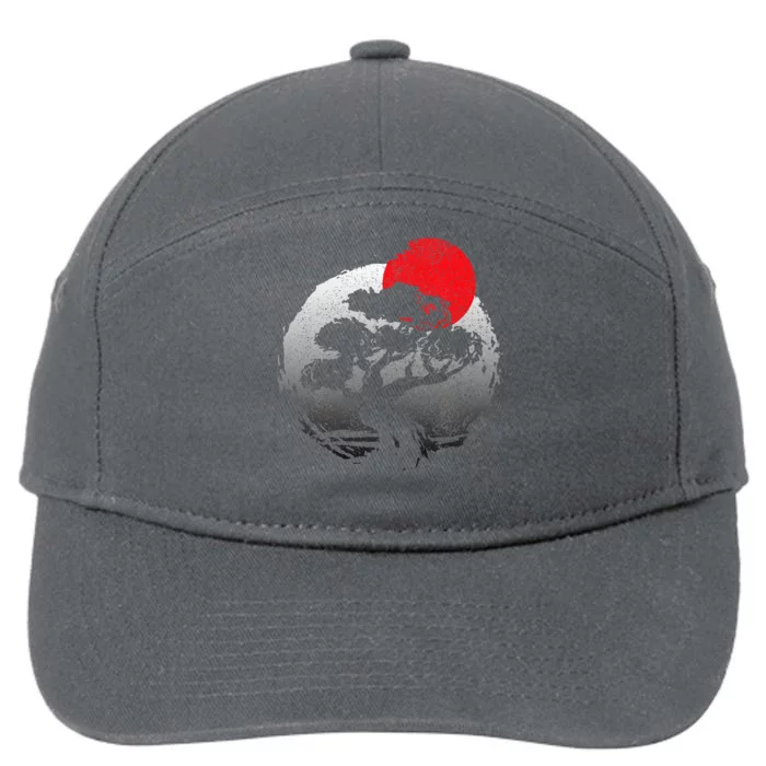 Bonsai Japanese Art Bonzai 7-Panel Snapback Hat