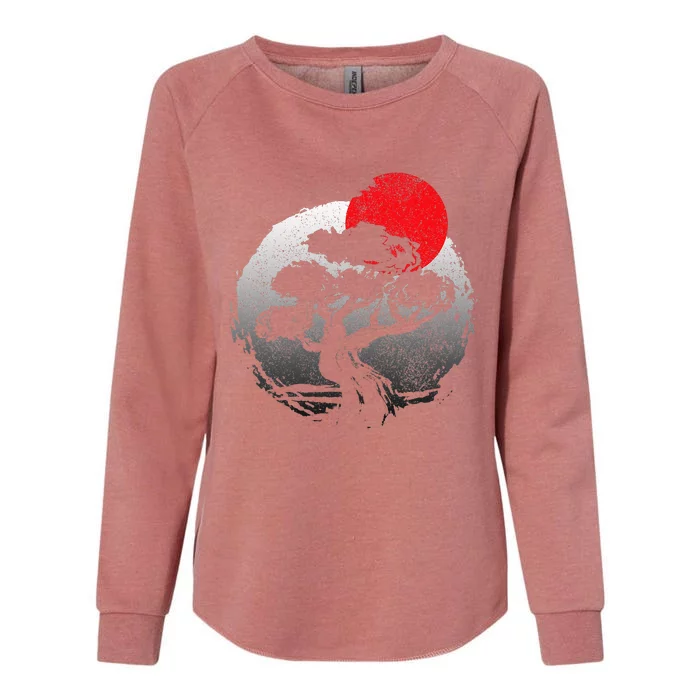 Bonsai Japanese Art Bonzai Womens California Wash Sweatshirt