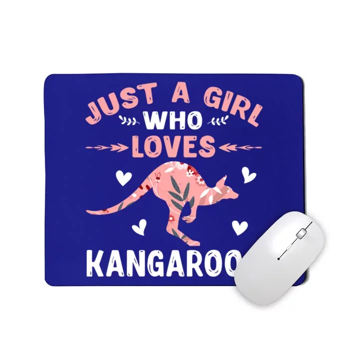 Brand: Just A Girl Who Loves Kangaroos Gift Funny Giftjust A Girl Who Loves Kang Mousepad